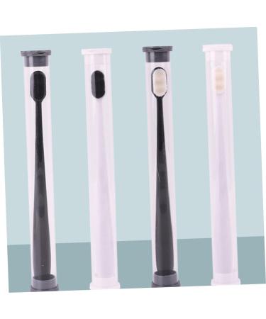 Frcolor Soft Bristle Travel Toothbrush - 1 Pack Black | Gentle Dental Care & Mouth Cleaning Tool for Oral Hygiene - Buy Online on GoSupps.com