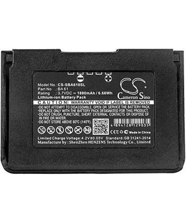 3.7V 1800mAh Battery Replacement for SK9000 Bodypack Transmitters - BA 61 56429 701 098 B61 - Buy Online on GoSupps.com
