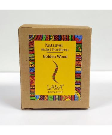 ANANYA FASHION & CRAFTS HUB Golden Wood Natural Solid Perfume Beeswax Long Lasting Body Fragrance Balm Solid State Eau De Perfum in Wooden Jar 6 gm - Buy Online on GoSupps.com