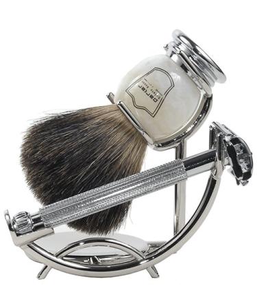 Chrome Razor and Shaving Brush Stand - Super Safety Razors - Buy Online on GoSupps.com
