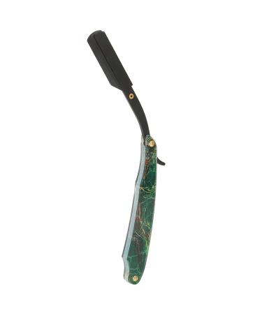 Foldable manual razor razor with a straight edge acrylic handle stainless steel safe portable professional for men for home salon hairdresser and shave