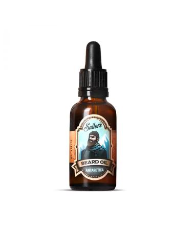 Sailor's beard oil in the fragrance "Antarctica" - Premium beard care for the adventurer - of course paraben -free made in Sweden - refreshing fragrance made of mint citrus and eucalyptus - 50ml