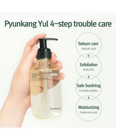 YUNKANG YUL Calming Acne Clear Body Wash with Salicylic Acid, AHA, Cica, Tea Tree Extract - 9.8 oz - Buy Online on GoSupps.com