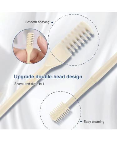 2024 Portable 2-in-1 Manual Rotary Nose Hair Trimmer & Ear Picker for Men & Women - Cream - Buy Online on GoSupps.com