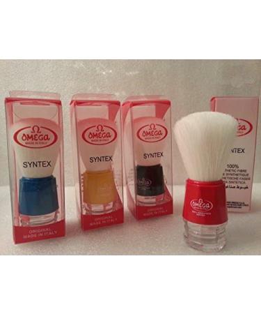 Omega Shaving Brush # 90018 Syntex 100% Synthetic Red - Buy Online on GoSupps.com