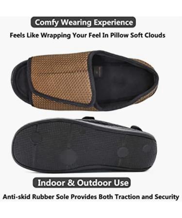 Orthopaedic Diabetic Sandals for Elderly Men Women - Open Toe, Fashionable, and Safety Shoes for Edema, Arthritis, and Plantar Fasciitis - Size 47 Black - Buy Online on GoSupps.com