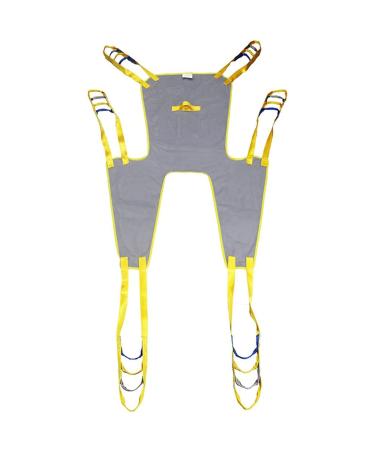 Transfer Nursing Sling Portable Lift Transfer Belt Lifting Aid for Transfers Full Body Hoist Sling Stair Slide Transfer Belt for Elderly Handicapped Medium