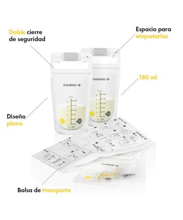 Medela Breast Milk Storage Bags 50 Pack - Spanish Version | Optimal Storage for Breastfeeding Moms | International Shipping - Buy Online on GoSupps.com