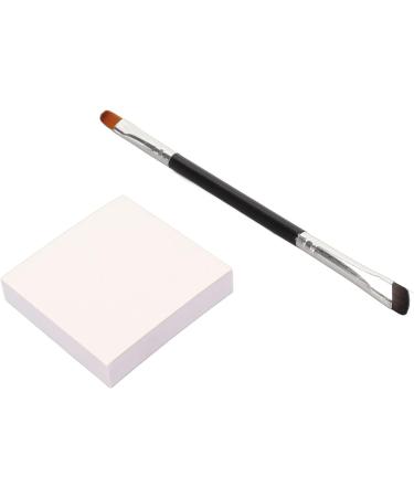 Detail Brush Detail BrushDouble Ended Sickle Brush Double Ended Detail Brush Nail Coloring Paper for Mixing Foundation Eye Shadow Eyelash Nail Art Makeup - Buy Online on GoSupps.com