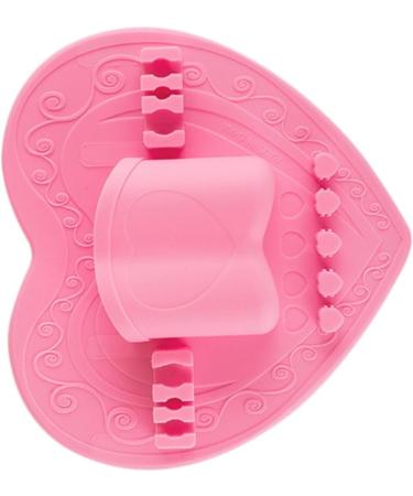 NOLITOY Heart Makeup Brush Holder & Organizer Set | 1Pc Dryer Drying Rack & Cleaning Pad for Makeup Brushes - Ideal Storage Solution for Beauty Enthusiasts - Buy Online on GoSupps.com