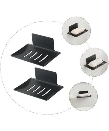 Ciieeo 4 Pcs Soap Holder Soap Bar Holder Kitchen Sink Bathroom Soap Rack Travel Containers Kitchen Soap Rack Body Wash Sponge Travel Soap Case Drain Wall-mounted Carbon Steel Metal - Buy Online on GoSupps.com
