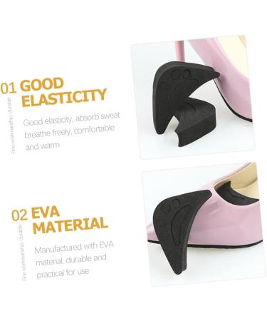 12 Pairs Toe Plug Adjustment Pads - Shoe Head Cushion Inserts for High Heels & Oversized Shoes - Buy Online on GoSupps.com