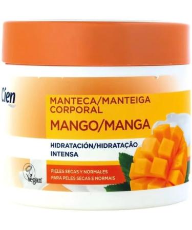 Cien - Body Butter 400 ml. Mango. Intensive hydration. Dry and normal skin. - Buy Online on GoSupps.com