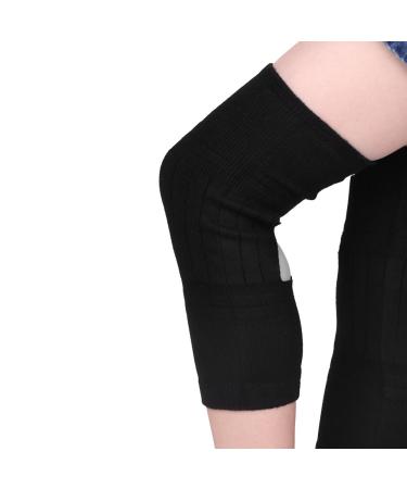 ITODA Women's Warm Knee Pad - Flexible Cold Weather Knee Brace for Outdoor Cycling - Breathable Thick Elastic Sleeve - Black Medium - Buy Online on GoSupps.com