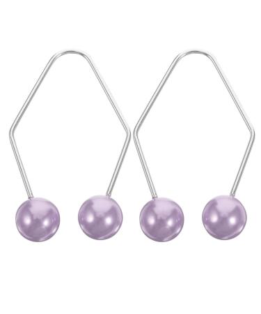 minkissy Dimple Makers 1 Pair Dimple Trainer for Face Natural Dimples Devices Face Care Lift Exerciser for Women Girls Easy to Wear and Develop Purple