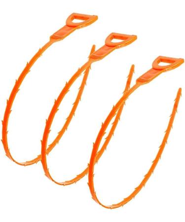 Homoyoyo Drain Cleaning Tool 3pcs Drain Water Pipe Scavengers Drain Hair Drain Clog Remover - Buy Online on GoSupps.com