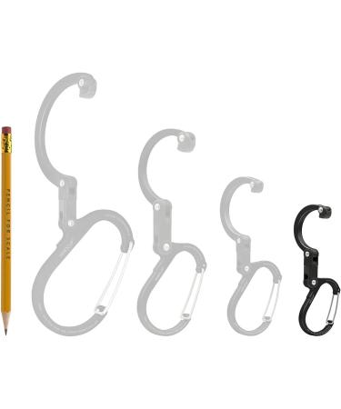 HEROCLIP Carabiner Clip and Hook (Mini) - Stealth Black Mini for Travel, Luggage, Purse, Small Bags - Buy Online on GoSupps.com