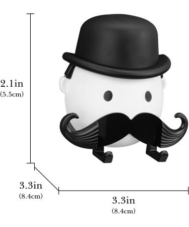 Linkidea Shaver Holder - Creative Suction Cup Razor Hook for Bathrooms | Compatible with Venus Fusion 5 Proshield Mach 3 Classic (White) - Buy Online on GoSupps.com