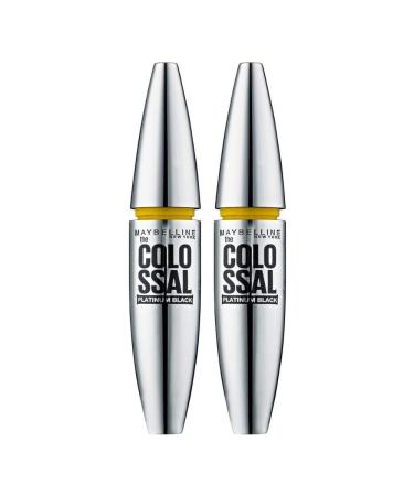 Maybelline 2 x Maybelline The Colossal Platinum Black Mascara - 03 Platinum Black