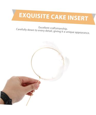 TOYANDONA Cupcake Topper Cake Pick Cake Decoration Party Supplies White Pearl M White - Buy Online on GoSupps.com