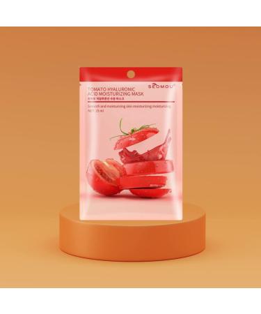 24-Piece Premium Facial Sheet Mask Set | Hydrating Moisturizing & Brightening | Cruelty-Free with Strawberry Honey Orange Lemon Vit C Aloe Vera & Tomato - Buy Online on GoSupps.com