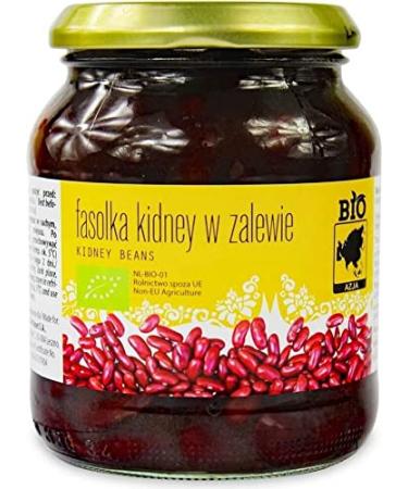 BIO PLANET Kidney beans in brine in a jar BIO 350 g 215 g BIO AZJA