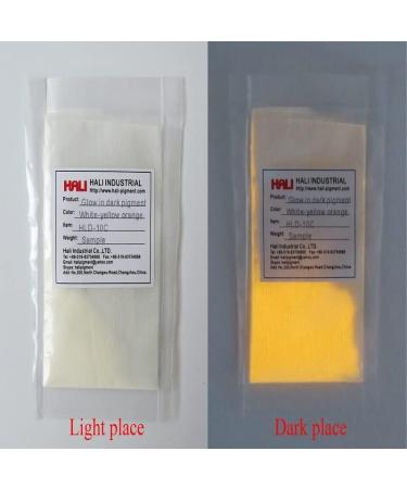 Luminous Powder photoluminescent Powder Glow in Dark Pigment Color:Bluish Green lot 50gram Item:HLD-580 ing widely Used - (Color: HLD-20) - Buy Online on GoSupps.com