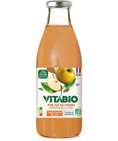 VITABIO 100% Pure Juice - Wolf's Paw Apple - 750 ml - Organic - Pack of 6 - Buy Online on GoSupps.com