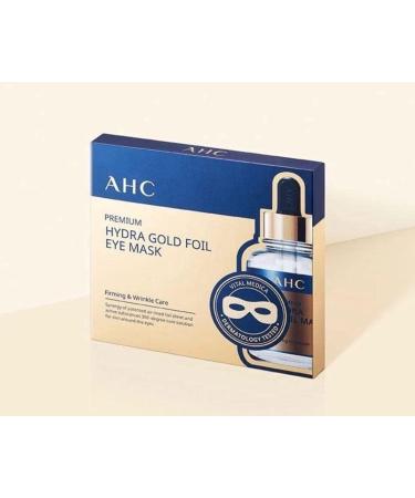 AHC Premium Hydra Gold Foil Eye Mask 7ml (Pack of 5) - Hydrating and Anti-Aging Skincare Solution - Buy Online on GoSupps.com