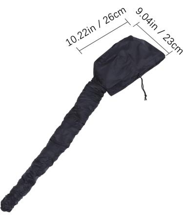 PLAFOPE 2pcs Dry Hair Cap Portable Hair Salon Heat Cap Adjustable Hooded Bonnet Heat Cap for Hair 190t Black - Buy Online on GoSupps.com