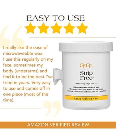 Gigi Spa Strip Free Microwave Hair Removal Wax - 8 oz (226g) | Smooth Skin Solution - Buy Online on GoSupps.com
