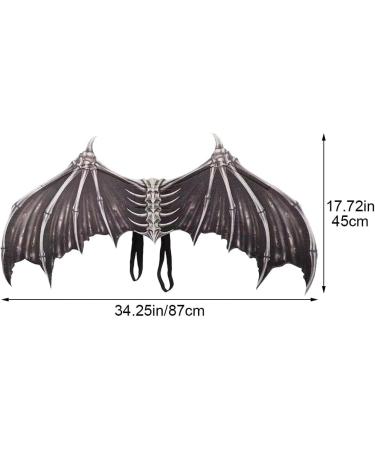 Cosplay Wings Angel Wings White Black Devil Skull Vampires Props Role Play Party Show Halloween Mardi Gras - Buy Online on GoSupps.com