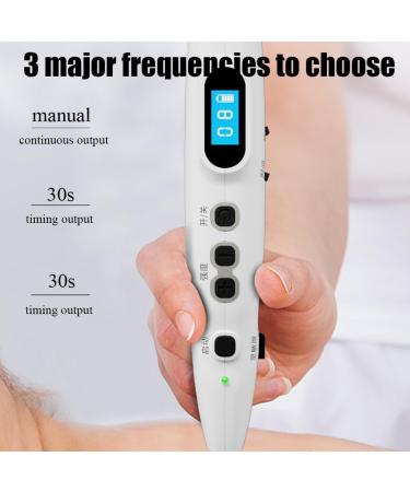 Shop Ccngds Intelligent Acupuncture Pen - Pulse Massage Pencil with 3 Modes & 9 Intensity Levels for Full Body Relief - Buy Online on GoSupps.com