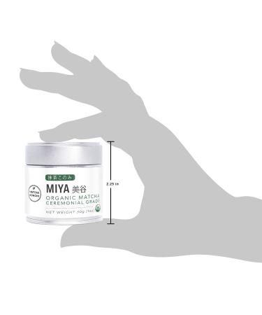 Miya Matcha 30g - Organic Japanese Matcha Green Tea Powder - First Harvest, Radiation Free, No Additives, Zero Sugar - USDA & KOAA Certified - Buy Online on GoSupps.com