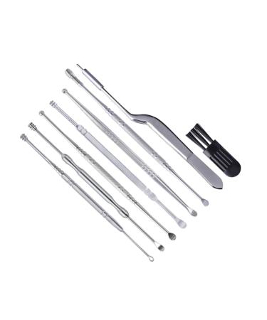 SKISUNO 1set Ear Wax Removal Tool Ear Scoop Kit for Safe and Comfortable Cleaning Travel Compact and Elegant Design for Daily Use