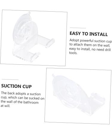 Alipis 6-Pack Razor Holder for Men | Wall-Mounted Shower Hooks with Suction Cups | Durable Razor Stand for Dusk Towels - Buy Online on GoSupps.com