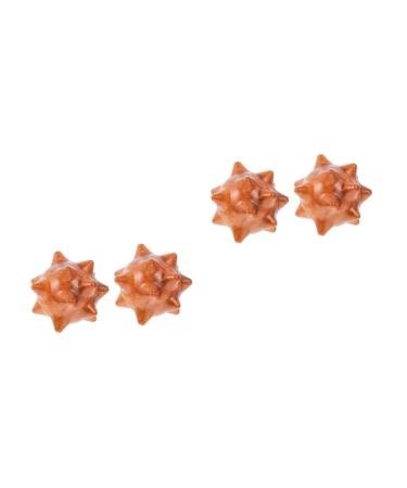 Healeved roll 4 pieces massage pearls fitness ball muscle massage device for body tissue triggered hand roller bal deep massage Hand physical massage balls for hand acupuncture points pill pointed pvc 5x5cmx2pcs such as shown