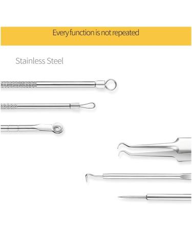 5 Pieces of Stainless Steel Blackhead Wrinkle Removal Clip Blackhead Acne Extractor Stainless Steel Beauty Tool for Female Girls B - Buy Online on GoSupps.com
