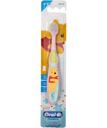 Oral-B Baby Manual Toothbrush Pooh Characters 0-3 Years + Crest Kids Cavity Protection Toothpaste Fun Size 0.85oz - 1 Count Toothbrush & 2-Pack Toothpaste - Buy Online on GoSupps.com