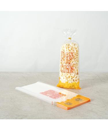 Restaurantware Bag Tek 17 x 7 Inch Popcorn Bags 100 Greaseproof Popcorn Favor Bags - Hot & Cold Friendly Freezable Clear PE Plastic Carnival Popcorn Bags For Event Favors Or Goodie Bags - Buy Online on GoSupps.com