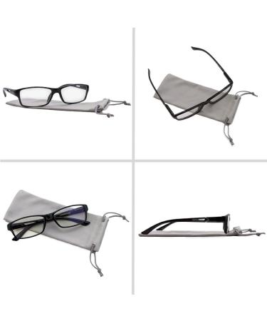 Buy TruVision Readers Blue Light Blocking Reading Glasses 9604HP - 2 Pack - Black - 1.25 | Free International Shipping - Buy Online on GoSupps.com