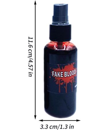 Halloween Dummy Blood - 60ml Coagulated Blood Cosplay for Makeup | Halloween Cosplay Supplies for Masquerade Theatre Performance Short Film Escape Room Theme Party - Buy Online on GoSupps.com