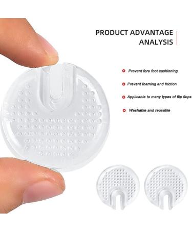 10PCS Silicone Gel Toe Protectors for Men & Women - Clear Sandal Pad Cushions for Flip-Flops & Thong Sandals - Buy Online on GoSupps.com