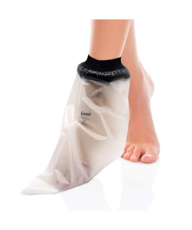 Limbo Waterproof Protection for Light Foot Dressing. M25 Fits Ankle 26-34 cm Circumference. Suitable for Shower Only. M25: 26-34 cm Ankle Circ.