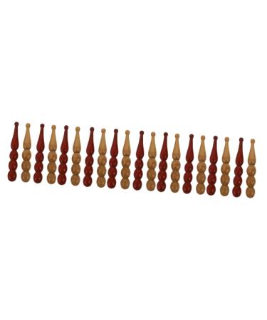 20 pieces of pearl care tools for the face wooden foot roller hand massage devices manual massage devices muscle scooters pulse massage cosmetics red pear fragrant wood