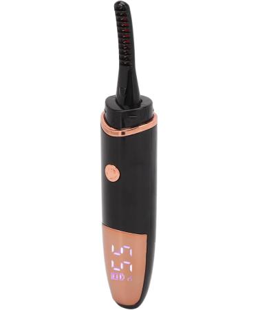 Qukaim Heated Lash Curling Tool Electric Heated Eyelash Curler Rechargeable Lash Curler with 4 Temperature Gears Quickly Heating 360-Degree Lash Curling Styling Tool Black - Buy Online on GoSupps.com
