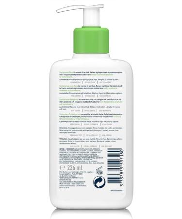 CeraVe Hydrating Cream-to-Foam Cleanser 236ml WHITE 236 ml (Pack of 1) - Buy Online on GoSupps.com