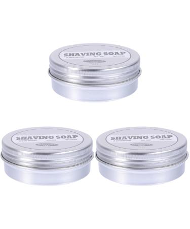 Beaupretty 3PCs men man shaving men and smoothest washing g soap a cream delicate moisture care face beauty smooth that care wet large skin delivers foam for smell whitex3st 1 piece (1 Pack)