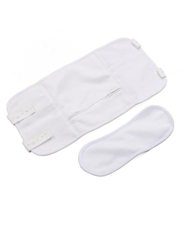 Buy Organic White Castor Oil Wrap Pack for Waist & Neck - Reusable Adjustable Promotes Relaxation & Digestion - International Shipping Available - Buy Online on GoSupps.com