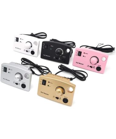 Acrylic Nail Remover Electric Nail Drills Pedicure Tools Manicure Grinder with Pedal for Acrylic Gel Nails Home Nail Buffer Manicure Pedicure Poli Silver - Buy Online on GoSupps.com